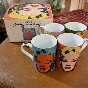 Andy Warhol Block Marilyn Monroe Mug Set